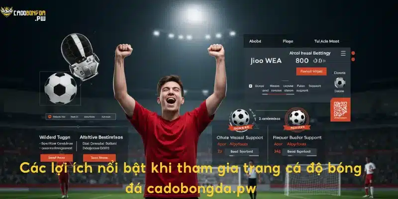 Các lợi ích nổi bật khi tham gia trang cá độ bóng đá cadobongda.pw